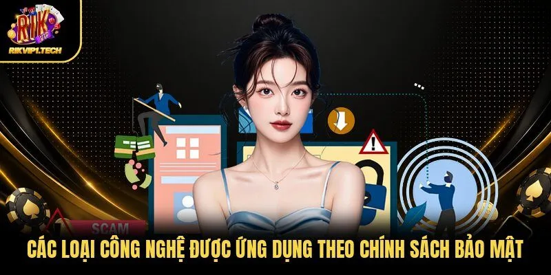 Các loại công nghệ được ứng dụng theo chính sách bảo mật